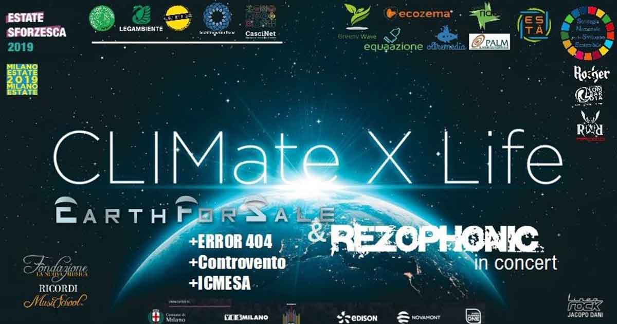 Al momento stai visualizzando Climate x life_ Earth For Sale protagonisti all’Estate Sforzesca