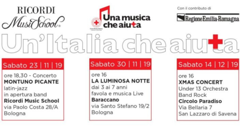 Scopri di più sull'articolo Una musica che aiuta: a Bologna tre eventi di beneficienza