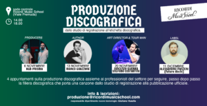 Scopri di più sull'articolo Produzione discografica Workshop: date e artisti