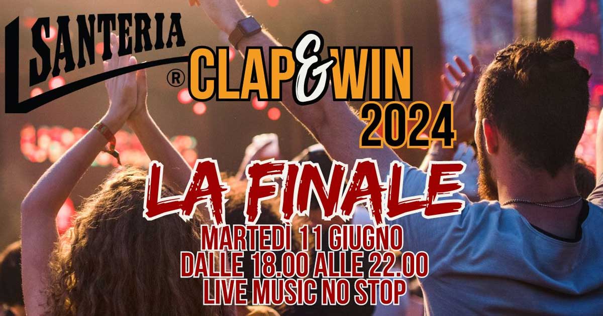 Al momento stai visualizzando Clap & Win 2024, la finale