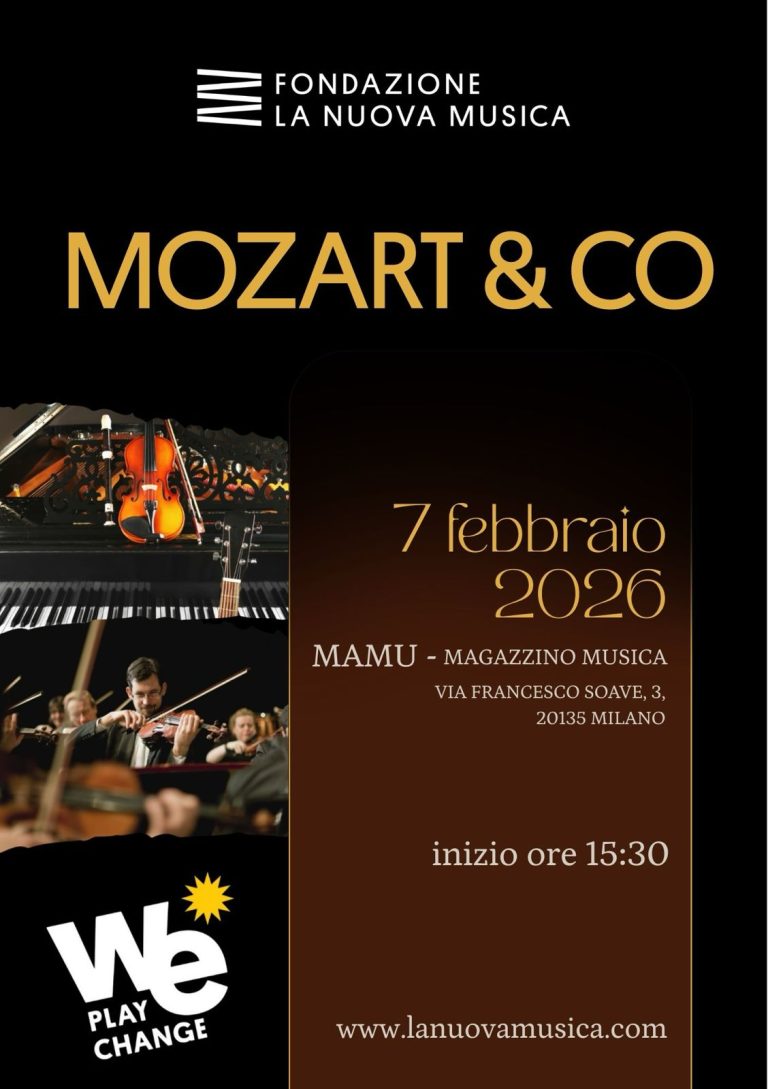 Scopri di più sull'articolo Evento musica classica Mozart&Co – 7 febbraio